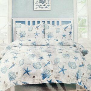 Bohemian Coastal Quilt & Shams